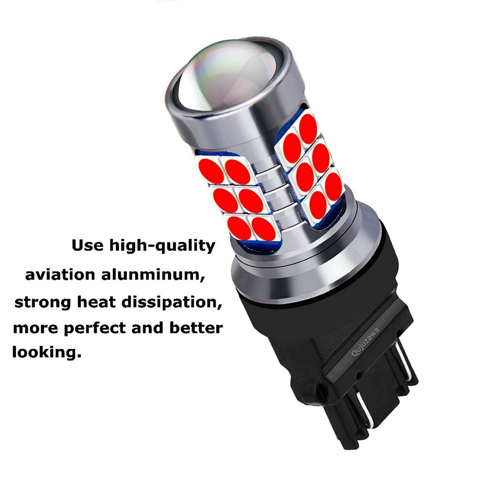 2PCS T25 3157 3156 P27/7W P27W Super Bright 3030 LED Car Brake Bulbs Auto Turn Signals Daytime Running Light Backup Reverse Lamp
