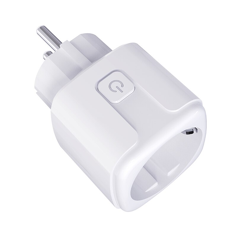 16A EU Tuya Smart Wifi Power Plug For HomeKit Smart Home Wifi Wireless Socket Outlet Works With Alexa Google Home Smart Life App: 1pcs