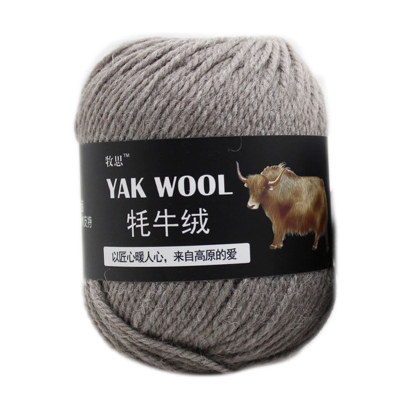 100g Artificial Yak Wool Thread Hand Knitted Crochet Medium Thick Worsted Yarn 2XPC: I