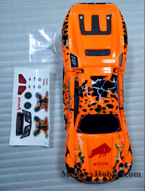 VKAR BISON 1/10 RC CAR PARTS BODY SHELL ET1025: ET1025-O