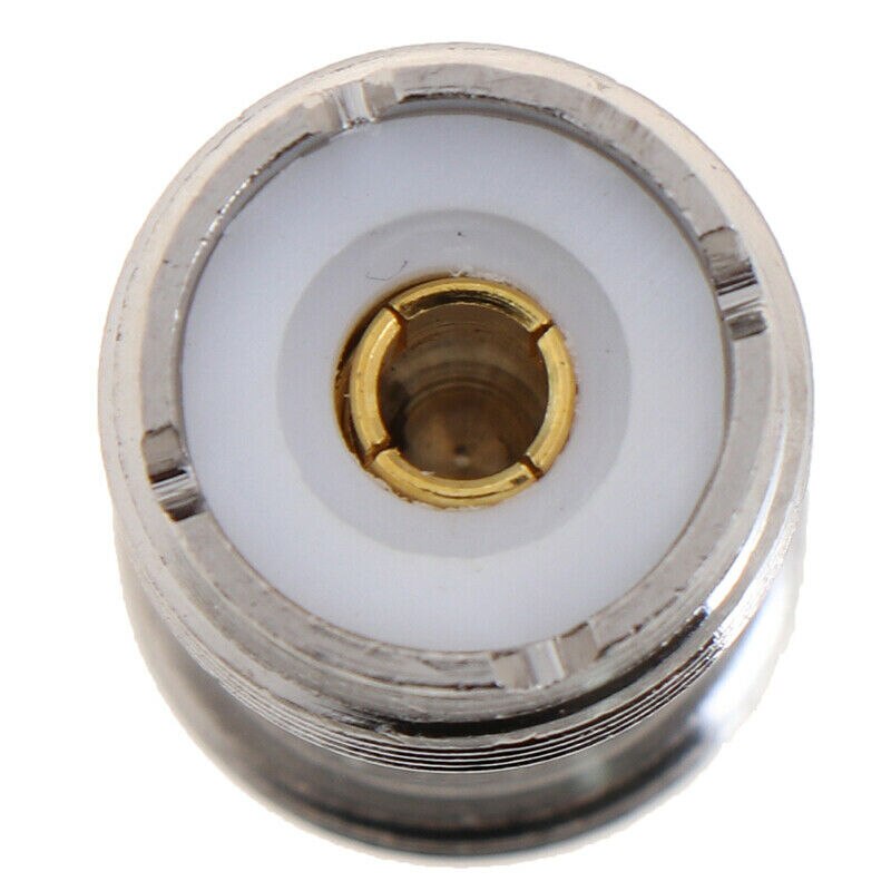 SO-239 PL259 UHF Female To Female RF Coax Cable Adapter Connector UHFKK M SO239 Coaxial Adapter Connector 1pc