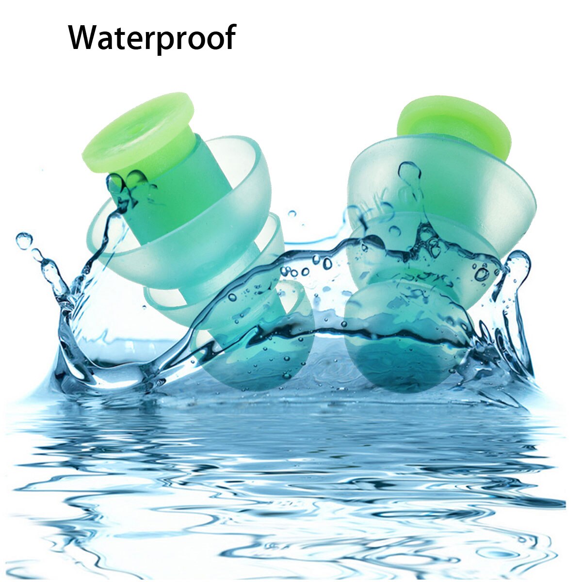 1 Pair Silicone Noise Cancelling Ear Protector Hearing Protection Earplugs For Concerts Musician Reusable Silicone Ear Plugs