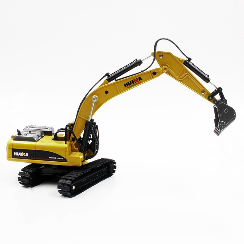Huina 1710 1:50 legeret gravemaskine statisk model dekoration