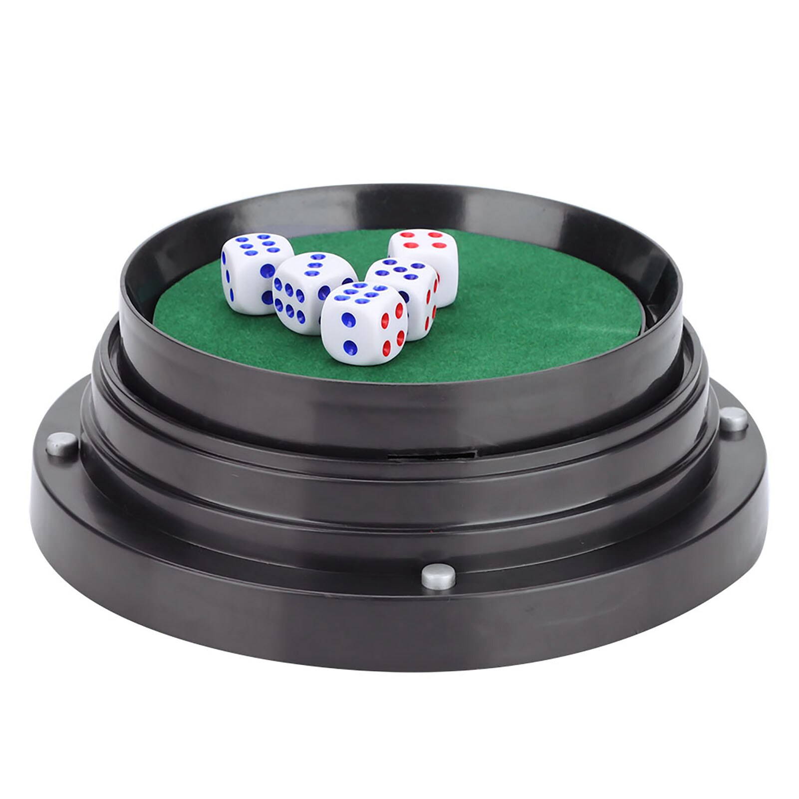 Practical Automatic Dice Roller Cup Cheating-prevention Transparent Plastic Dice Cup Cover