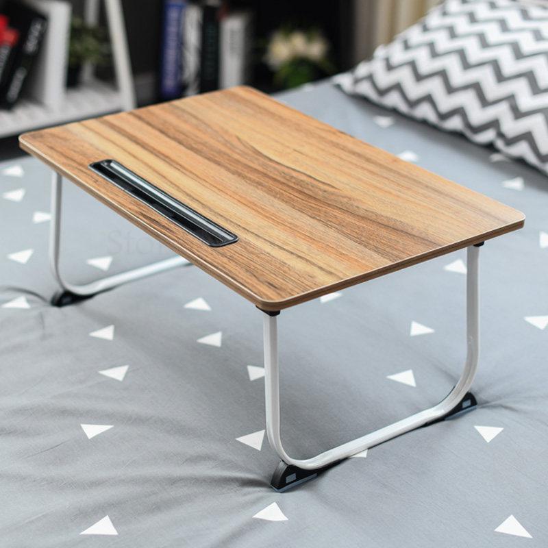 Simple Folding Lazy Bay Window Desk Bedroom Laptop Table Bed Table Student Dormitory Upper Table: Sparks Fy 9