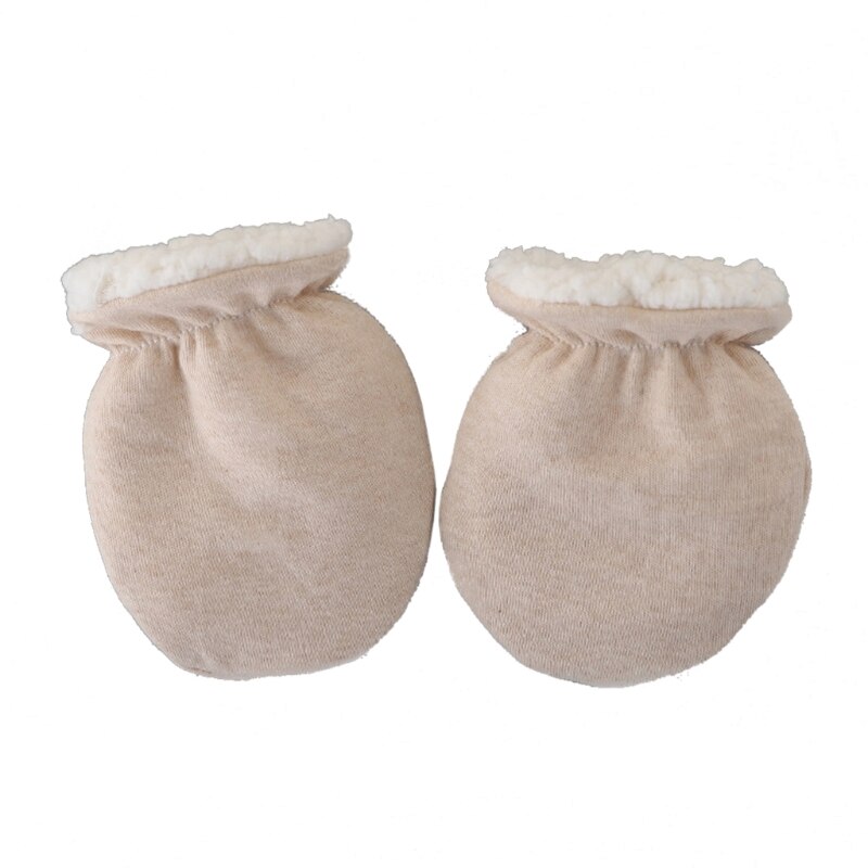 Winter Handschoenen Anti-Grijpen Wanten Thicken Warm Fleece Handschoen Leuke Jongens Meisjes Hand Warmer Voor Pasgeboren Baby Cadeau: 1