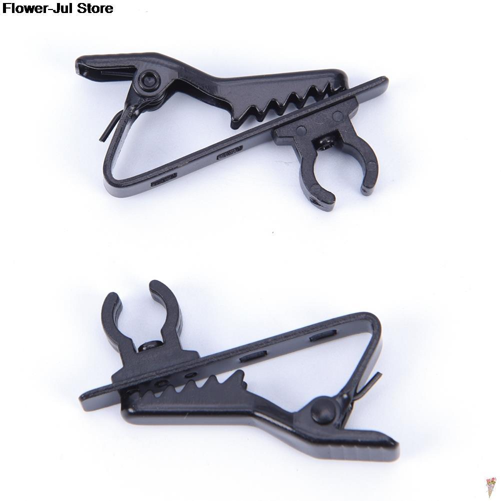 Microphone Lapel Tie Clip Universal for Mini Lapel Lavalier Microphone Mic Clip For Clip Mic Replacement Cable Clip