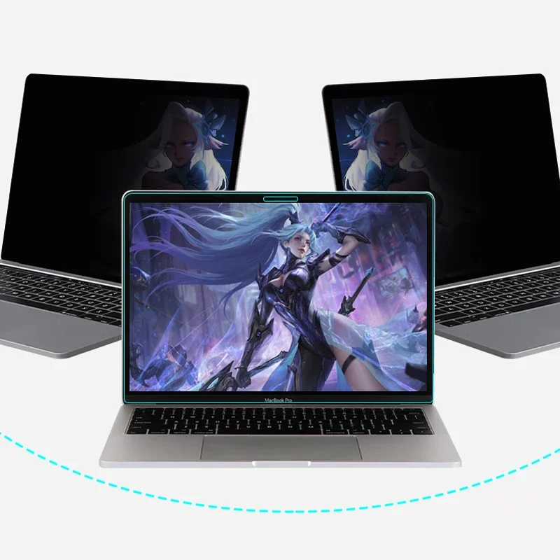 Skærmbeskytter til bærbar computer, beskyttelse af personlige oplysninger, til macbook air 13 13.6 15 tommer  m1 m2 pro 14 16 , privatlivsfilter, anti-spy notebook-film, antirefleks