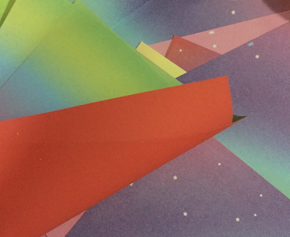 8pcs Fantasy starry sky Double Sides Folding Paper Square Origami Paper Handmade DIY Scrapbooking Craft Decor