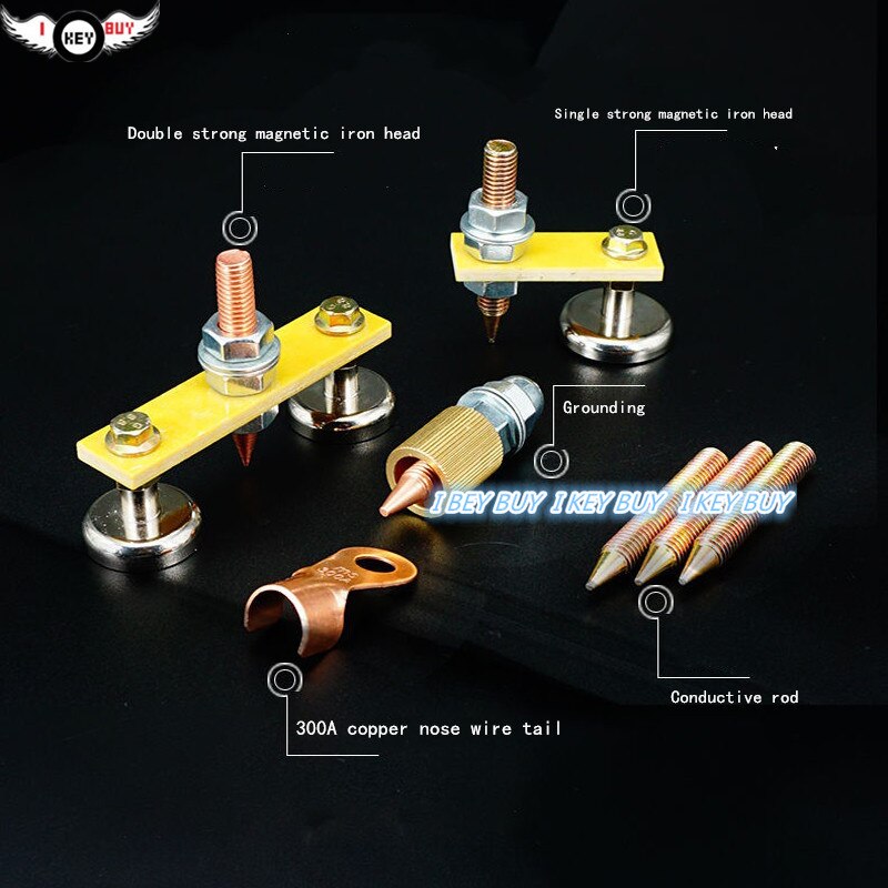 Máquina de soldar, plancha de tierra dedicada, Clip de cable de puesta a tierra, imán fuerte, accesorio de planchado, conector de cable de la máquina de chapa metálica