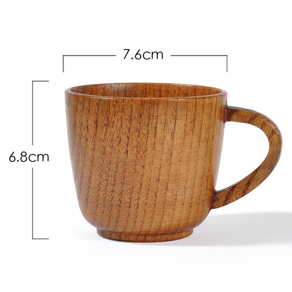 Tazas de bambú para beber café, cerveza, taza de té de viaje, botella de agua para el hogar hecha a mano,: 155ml