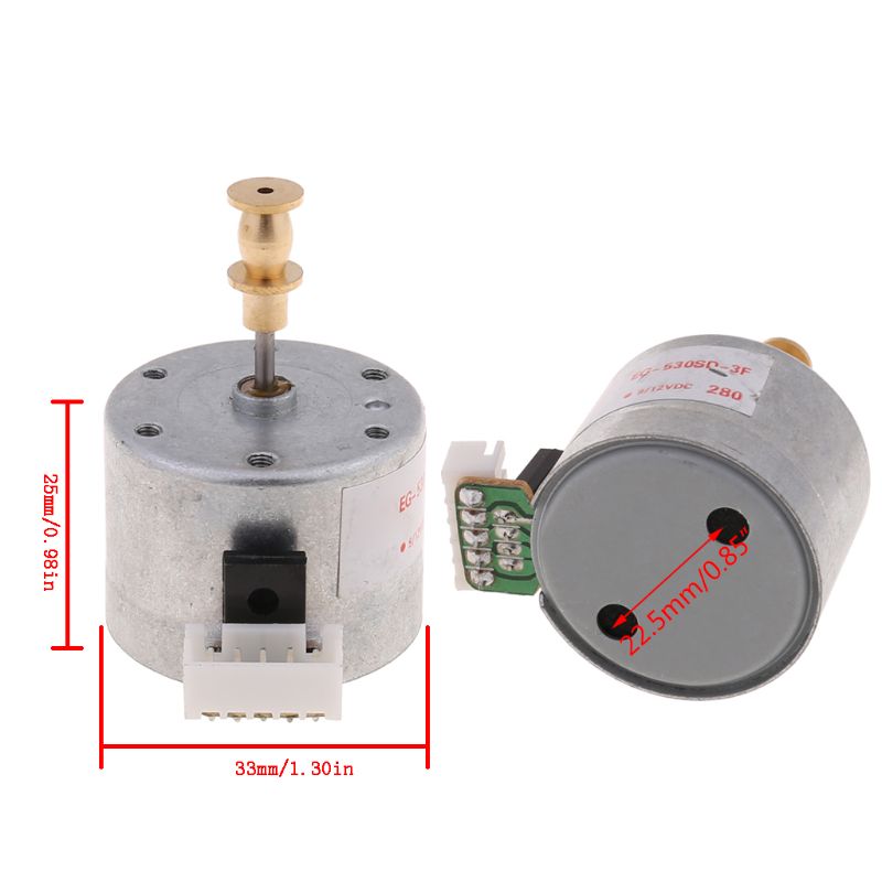 Motor metálico ajustable para giradiscos, de 3 velocidades EG530SD-3F, 33/45/78 RPM, Motor de manga de cobre para tocadiscos, 1 unidad