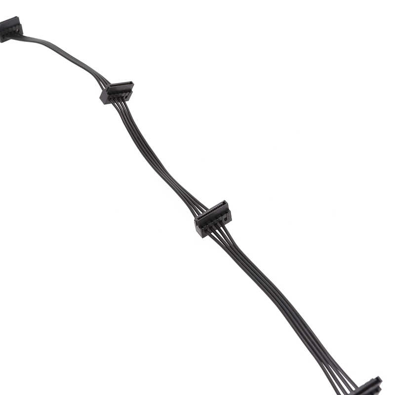 IDE to SATA One for Five SATA Power Cable 80cm HDD Power Cable