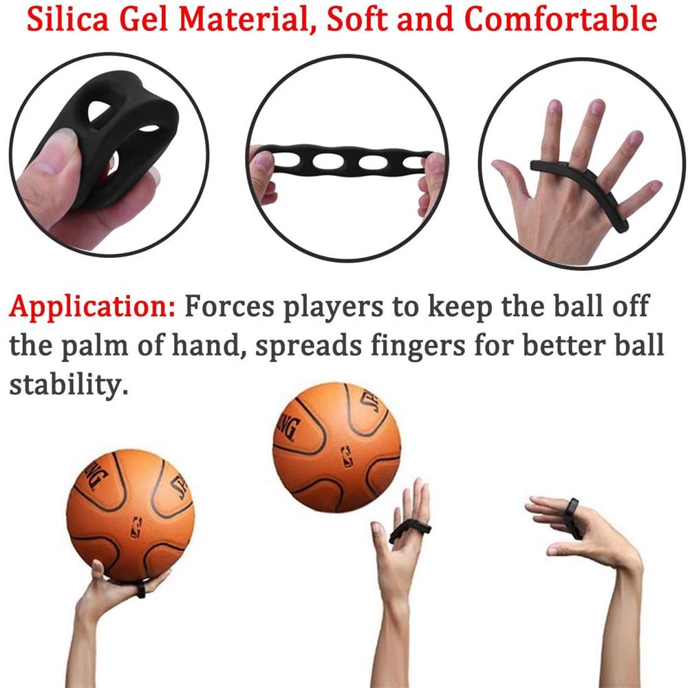 1pc Silicone Shot Lock Basketball Ball Shooting Trainer Training Accessories Three-Point Size S/M/L for Kids Adult Man Teens