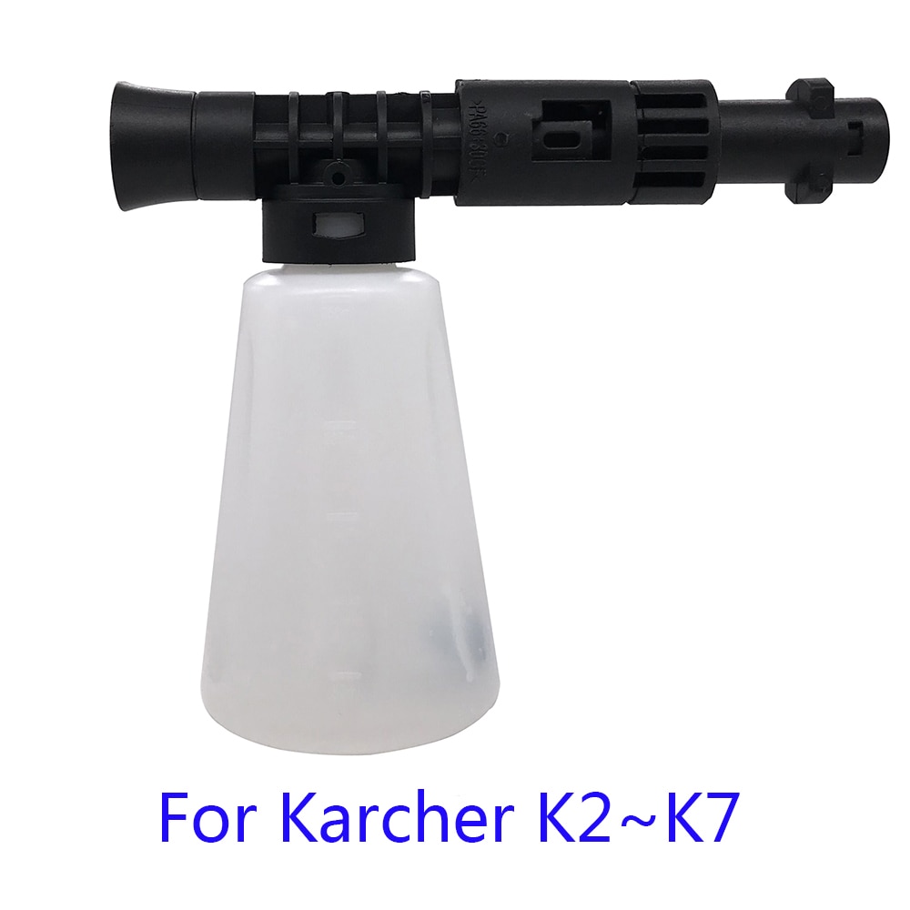 Højtryksrenser sne skum lanse/ skumpistol kanon/ skum generator/ skum dyse/ bilvask sæbe sprøjte til karcher k-serien
