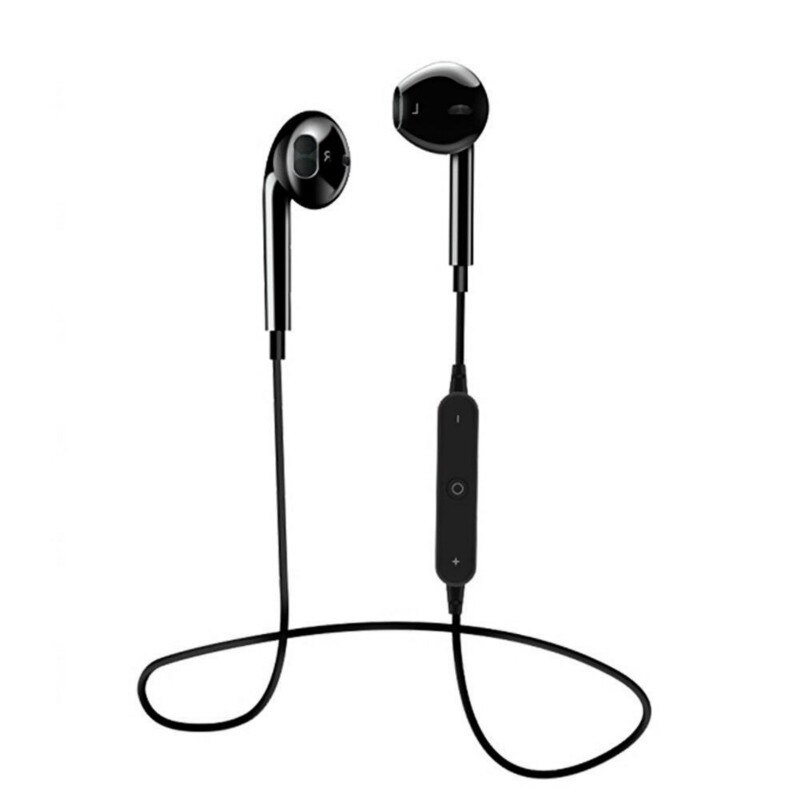 S6 bluetooth head set wireless earphone with microphone stereo sports running earplug headphone for iPhone Huawei headsets