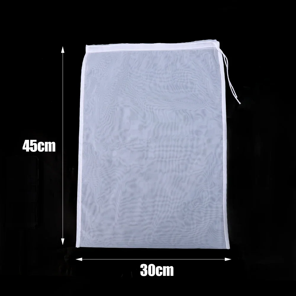 100Mesh Herbruikbare Mesh Sojamelk Nylon Filterzakken Moer Yoghurt Thee Koffie Olie Voedsel Druk Filter Theepot Grote Keuken Filters Zak: XS / Rood