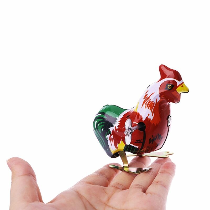 Hbb 1Pc Classic Mini Clockwork Animal Cock Chick Speelgoed Kinderen Wind Up Kinderen Educatinal Speelgoed