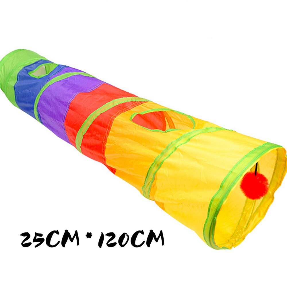 Zabawka dla kota kanał labirynt pierścień papier z nylonu pas startowy składany dom dla kotów odpowiedni dla psów króliki itp. kreatywne dla zwierząt: F