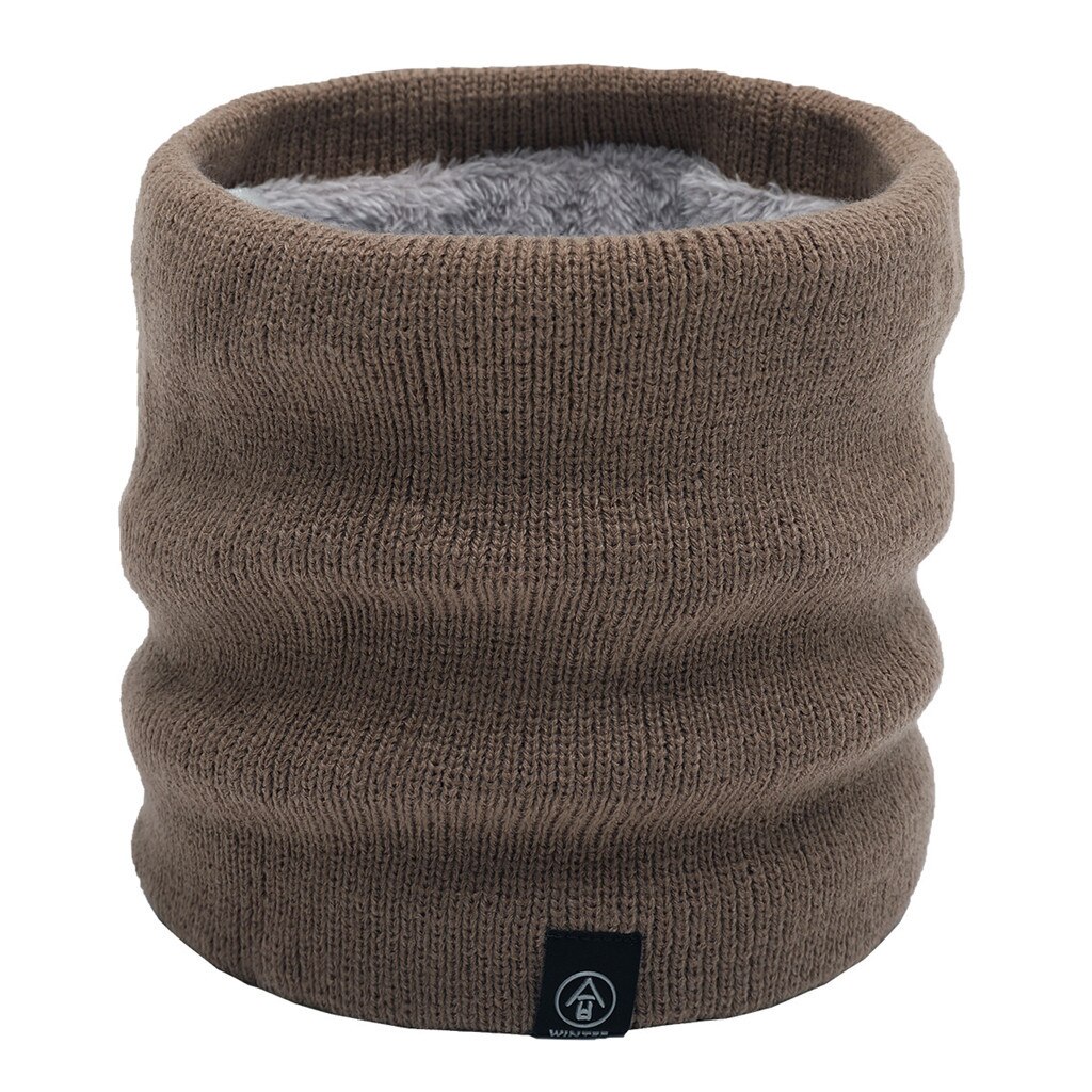 Mannen Vrouwen Nekwarmer Winter Verdikte Pluche Voering Elastische Koud Weer Nek Sjaal Buiten Binnen Veelzijdige Accessoire – koop de beste producten in de online winkel