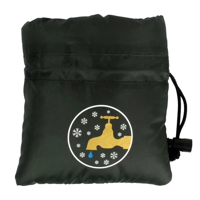 Cubiertas de grifo exterior, Protector de grifo más grande contra heladas para el invierno, Protector de escarcha de grifo aislado espeso, protege tu jardín exterior: 5AC203697-GN