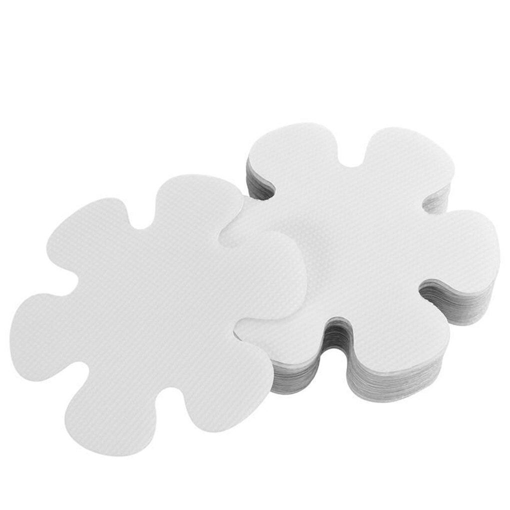 Pegatinas antideslizantes transparentes para bañera y baño, cinta antideslizante de flores para escaleras, ducha de seguridad, 20 unids/set por juego: Default Title