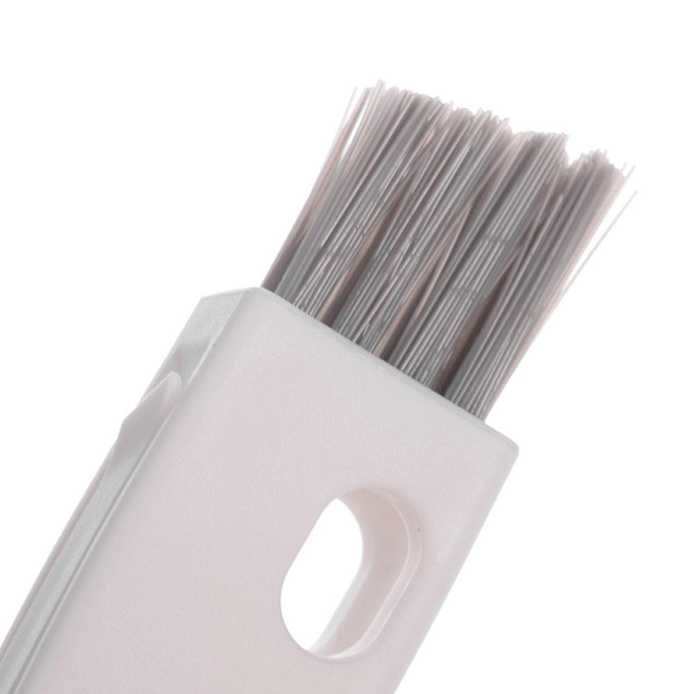 Dubbele Hoofd Groef Kloof Nylon Glas Borstel Lange Steel Cup Borstel Huishoudelijke Thee Keuken Wassen Cup Borstel Schoon Tool