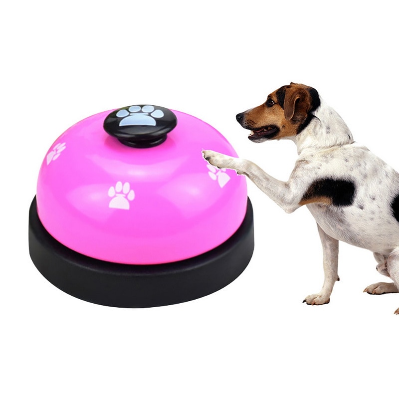 Kæledyr ringeklokke legetøj til hund interaktiv kæledyrstræning klokke legetøj kat killing hvalpefoder påmindelse fodring ringetone