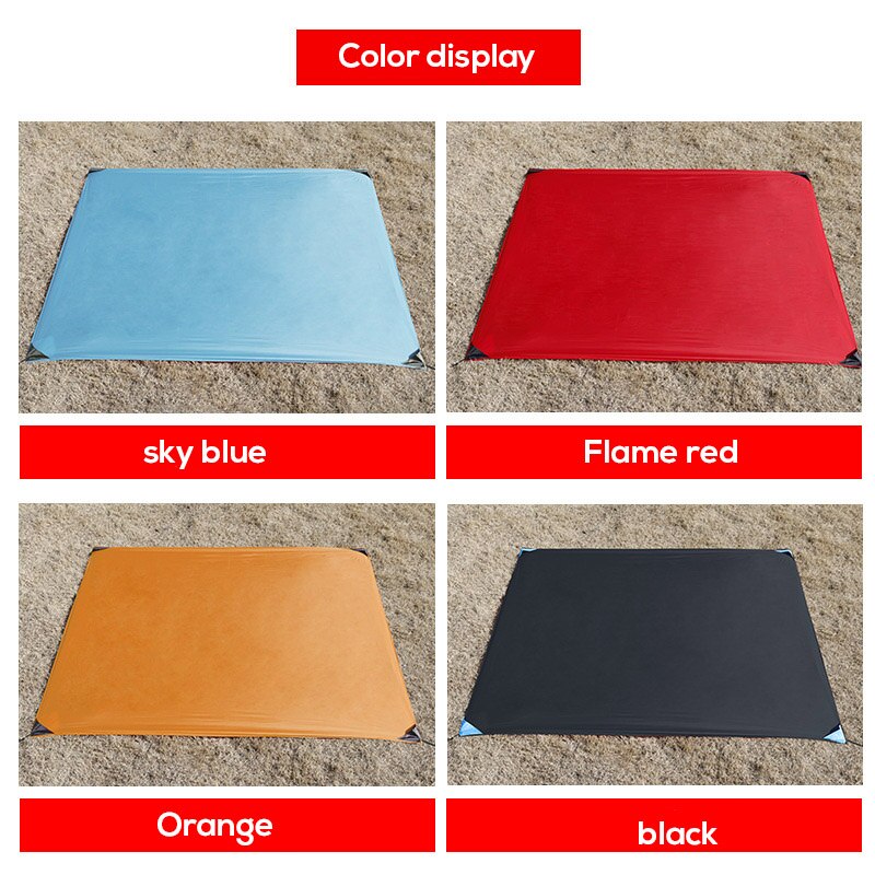 150*180cm Portable Pocket Camping Mat Folding Camping Mattress Baby Climb Outdoor Ultra-thin Waterproof Beach Picnic Blanket