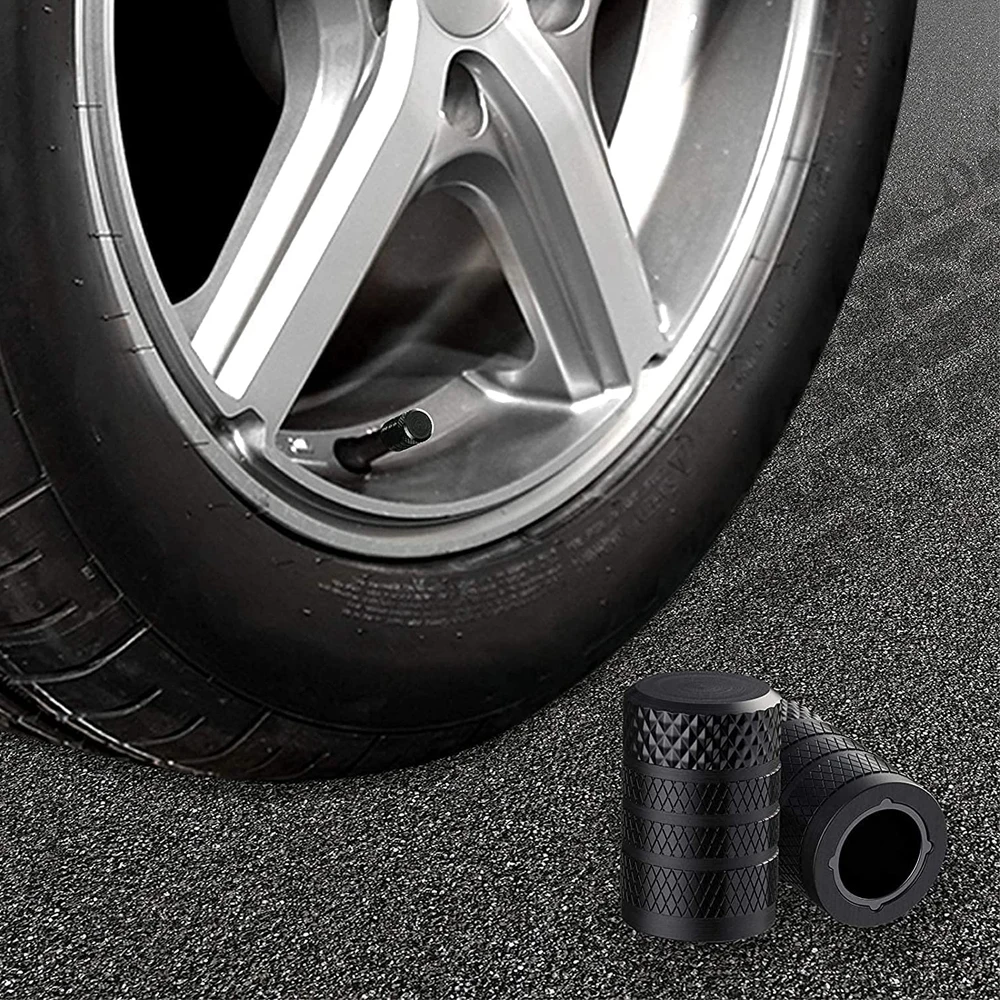 TQQTQQ Tapa de válvula de neumático de aluminio de 4/8/12 piezas, resistente a la corrosión, cubiertas de vástago universales para automóviles, camiones, motocicletas, SUV y bicicletas
