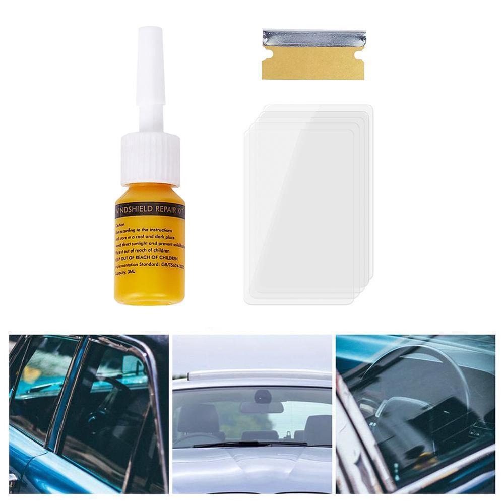 Auto Glass Scratch Crack Restore Tool Car Windshield Repair Resin Kit DIY Car Window Repair Tools Window glass Curing Glue