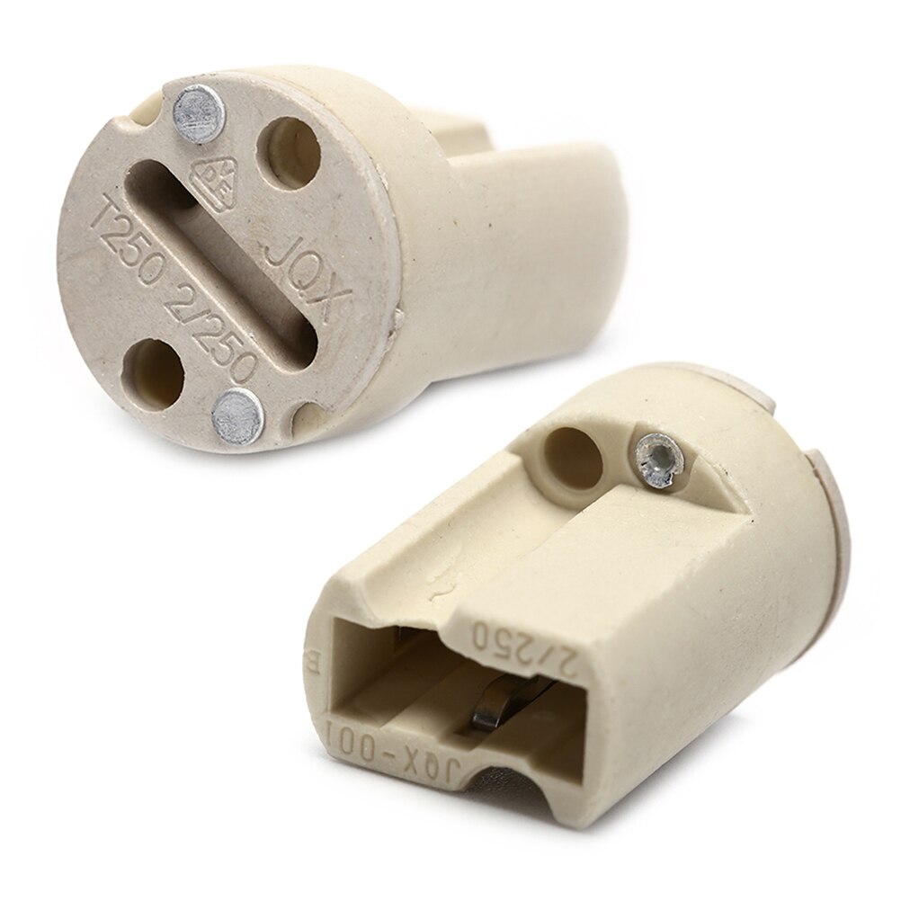 G9 Lamp Base 110-220V 3A Ceramic Socket G9 Type Halogen Lamp Holder Ceramic Lamp Bases 5pcs/lot