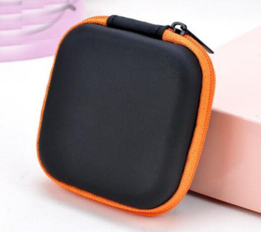 Custodia per cuffie portatile caricabatterie cavo dati cuffia custodia per il trasporto scatola per monete borsa per borsa scatola per cavi USB Organizer: 6