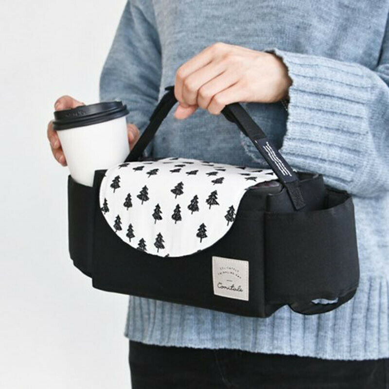 Universele Mama Reistassen Buggy Baby Kinderwagen Organizer Fles Houder Kinderwagen Caddy Opbergtas: 1