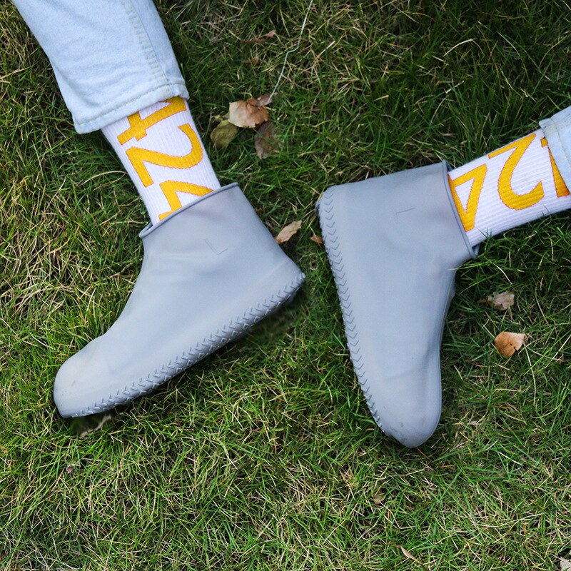 Couvre-chaussures en Silicone imperméable, antidérapant, épais, pour Camping en plein air, pour hommes, femmes et enfants, couvre-bottes, équipement de pluie