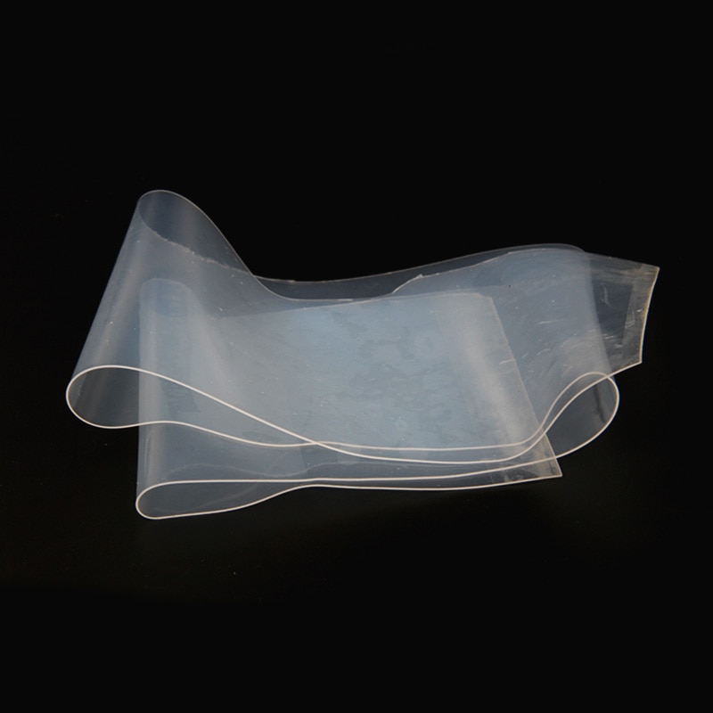 Klar silikongummi ark gennemsigtighed plademåtte høj temperatur modstand film 100%  jomfru silikon gummipude 500 x 500mm