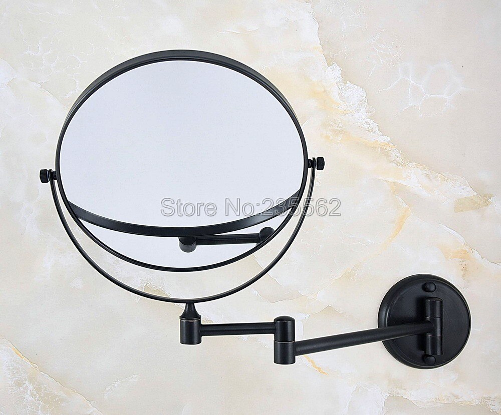 Oil Rubbed Folding Dual Arm Extend Bathroom Mirror... Vicedeal