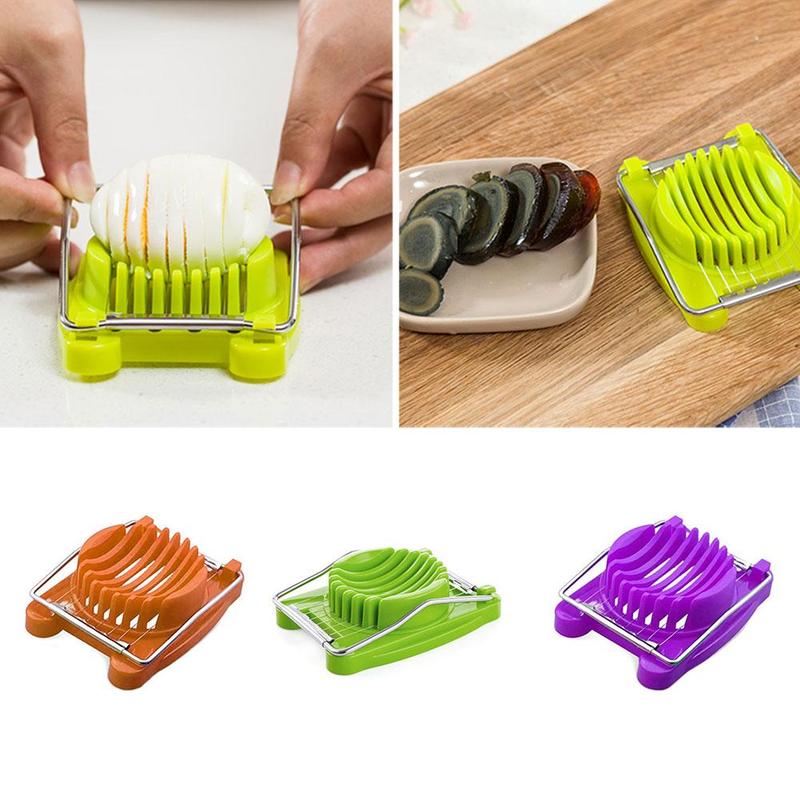 1PC multifunktional rostfrei Stahl Separator Ei Schneidemaschine Sectione schneiden Separator Werkzeug Banane Küche Schinken Cutter V4X4