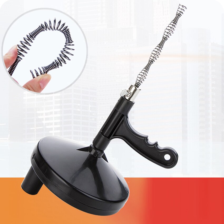 Drain Cleaners with 5M Steel Wire Drain Auger Drain Clog Remover Use for Plumbing Snake Pipe Cleaner Kitchen Sink Bathtub Drain