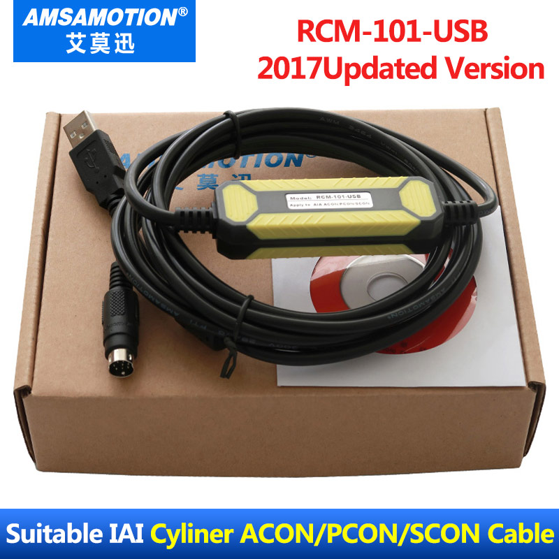 Cable de programación RCM-101-USB, adecuado para IAI, controlador de cilindro eléctrico ACON/PCON/SCON, Cable de depuración: 2017Version