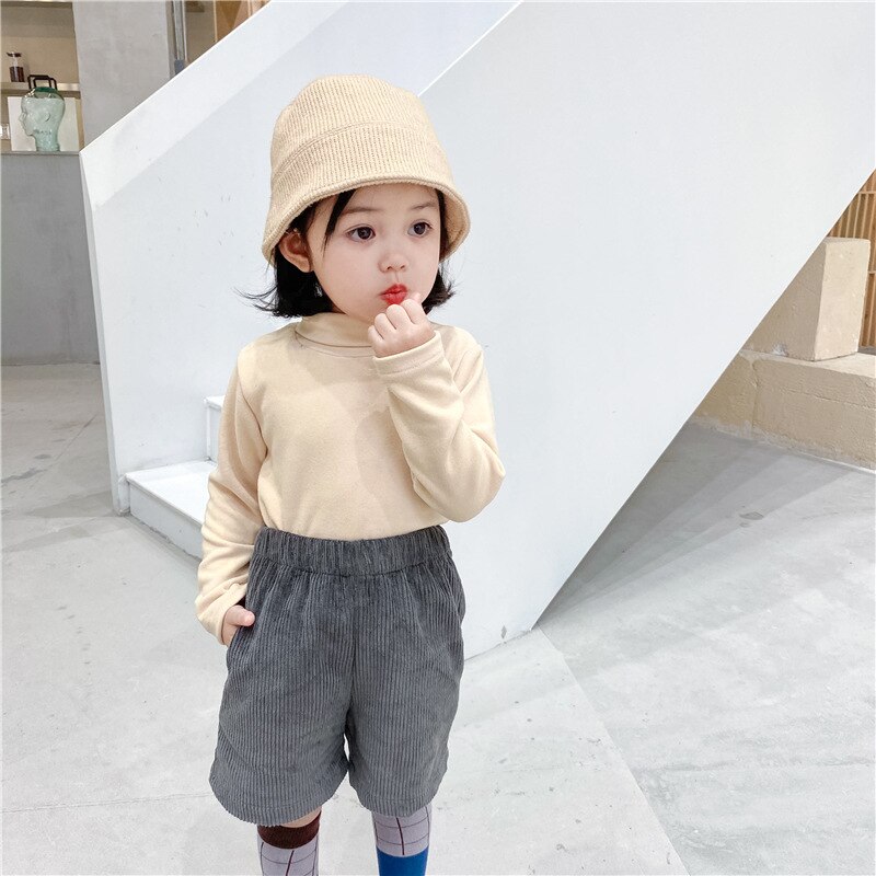 Kinderen Broek Herfst Winter Koreaanse Thicken Wollen Plaid Broek 3T Meisjes Jumpsuit Jongen Overalls Voor Kinderen Vallen Kleding Unisex 5T: T-shirt / 6T
