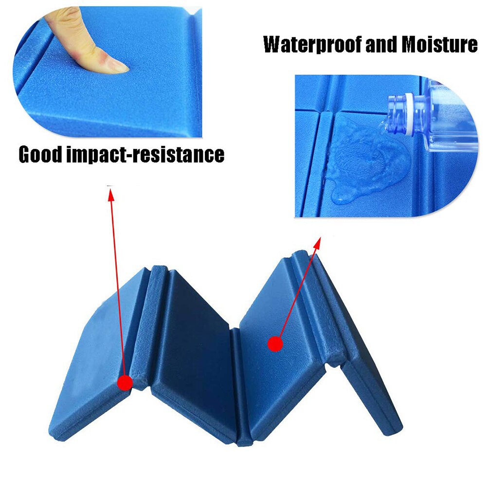 Esterilla plegable para acampar en la playa, esteras de pícnic pequeñas y portátiles, almohadilla impermeable a prueba de humedad, cojín plegable XPE para exteriores