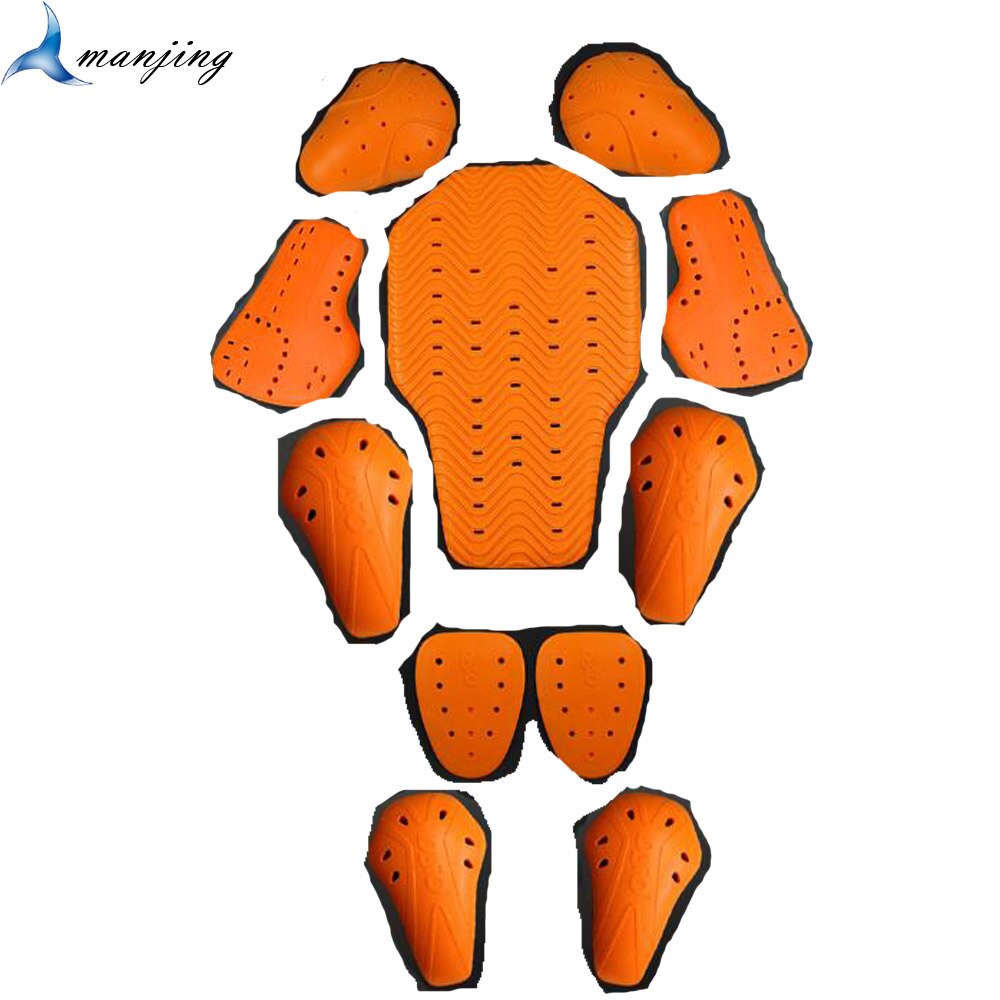 11 Pcs Ce Niveau 2 Motorbike Dso Protector Schouder Elleboog Knie Geheugen Trage Rebound Protector Armor