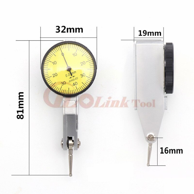 Mini 10mm Dial Indicator Magnetic Stand Base Holder Dial Test Comparator For Equipment Calibration