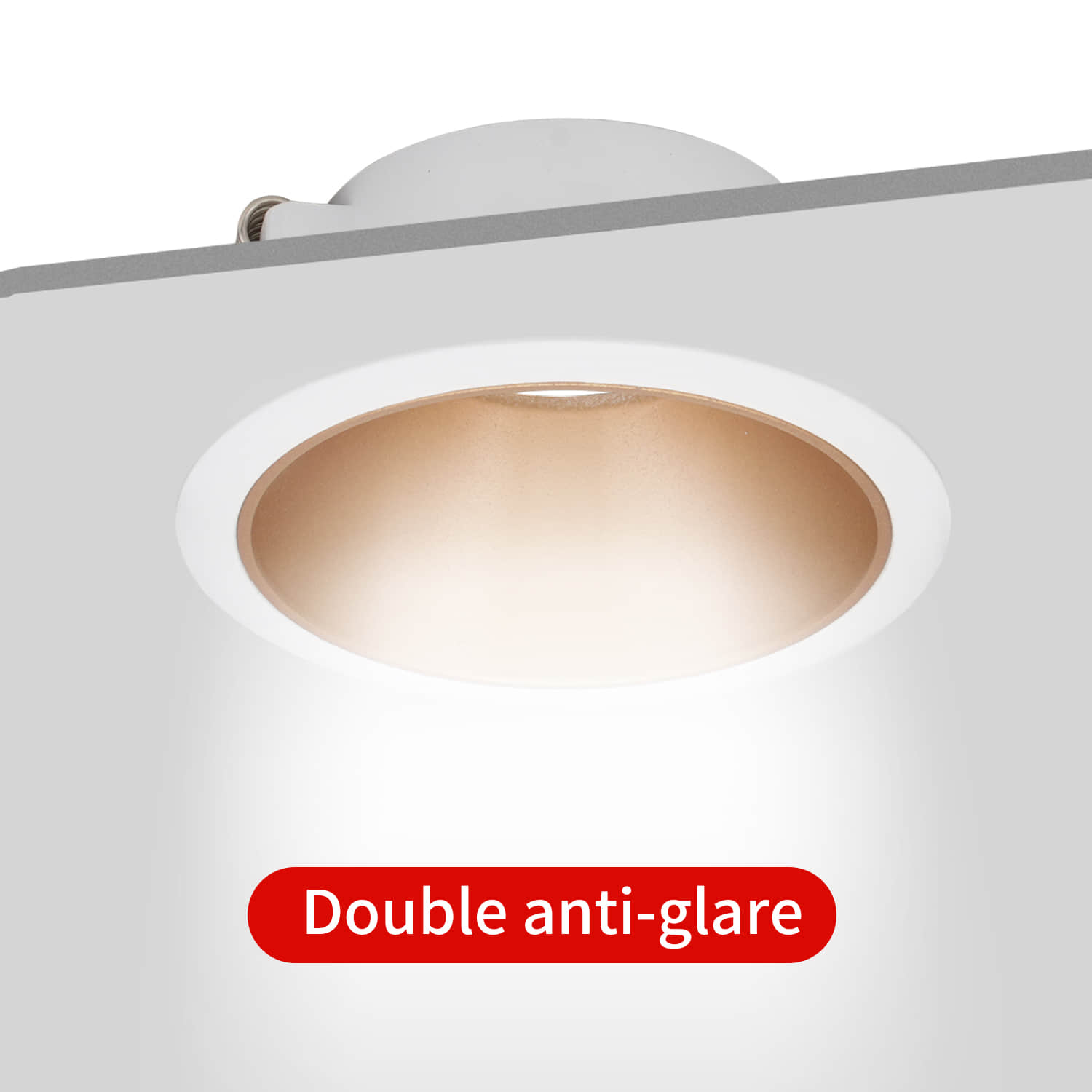 NO Adjustable Fixtures Downlight Holder Open Hole Cut Out 80mm Recessed Light LED Ceiling GU10 MR16 Lamp Holder