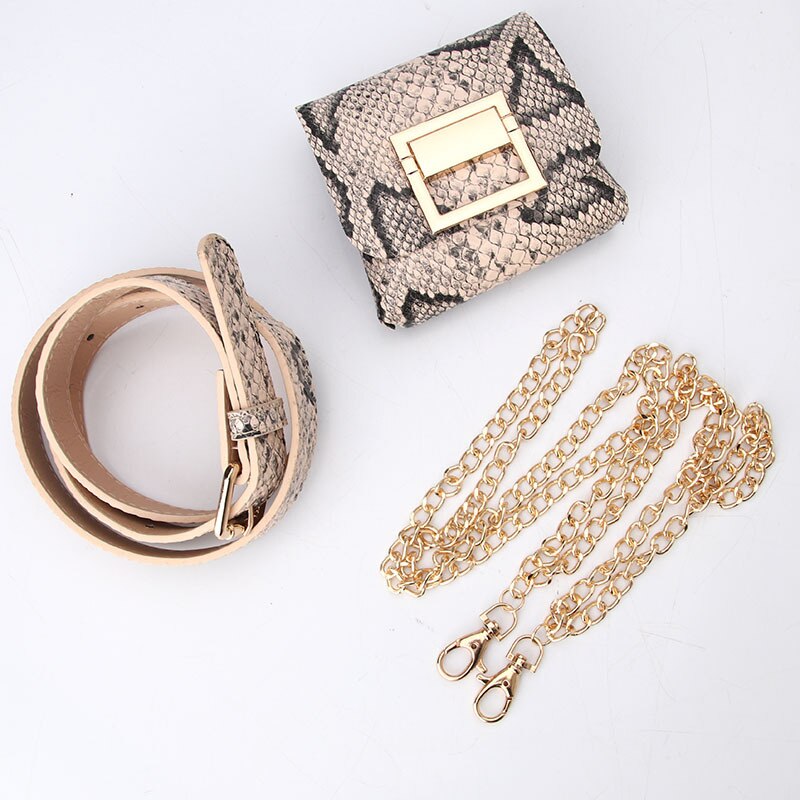Heuptasjes vintage heuptasjes telefoontasje heuptasje van pu-leer vintage dames heuptas schoudertas met ketting