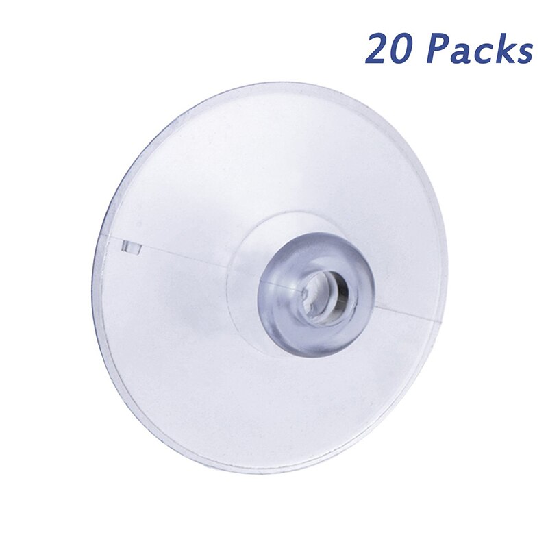 20/10 stuks doorzichtige zuignappen, zuignappen, haakhanger voor raam, keuken, badkamer, poppenspeelgoed, koelkast, autoglas 45mm
