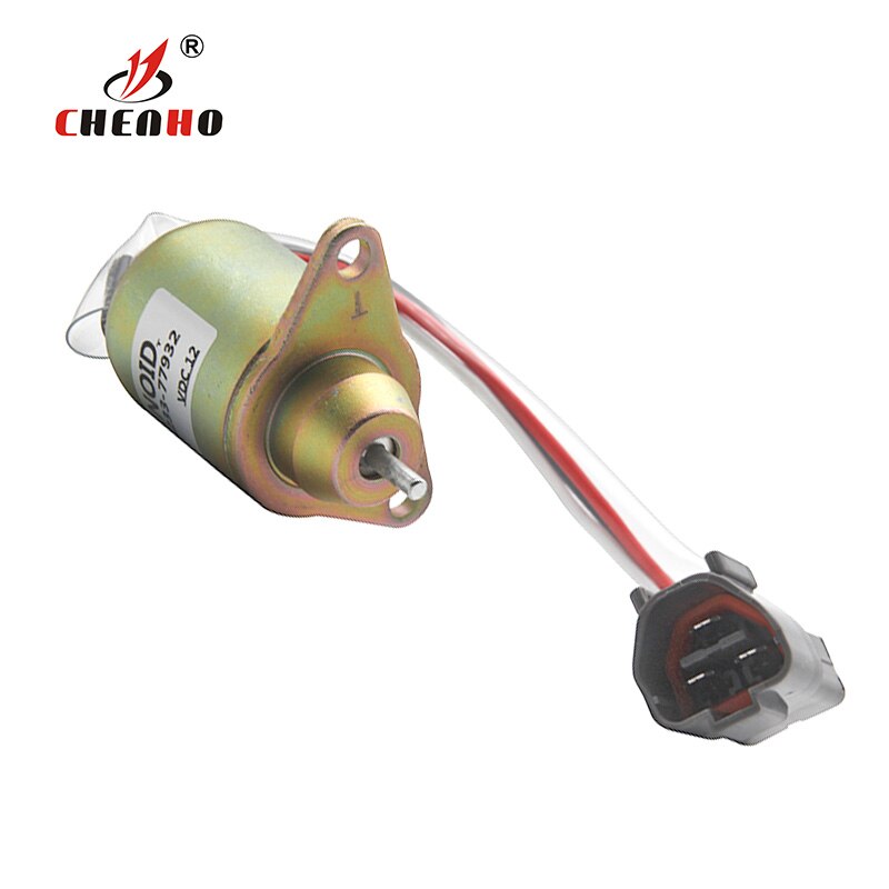 Válvula Solenoide De Cierre, Válvula Solenoide De Parada Del Motor 3864274 Para Maquinaria De Ingenieria Cummins 1751 2467u1b1s5a 12v
