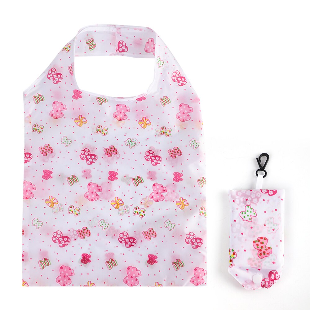 1PC Foldable Reusable Bags For Groceries Recyclable Grocery Tote Pouch Eco-Friendly Heavy Duty Washable Pouch Bag: g