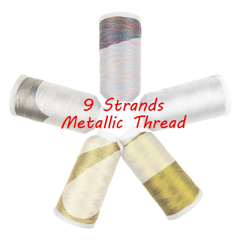 Sanbest – fil de tissage métallique à 9 brins, bijoux, fait à la main, Bracelet, point de couture, fil de tatouage,